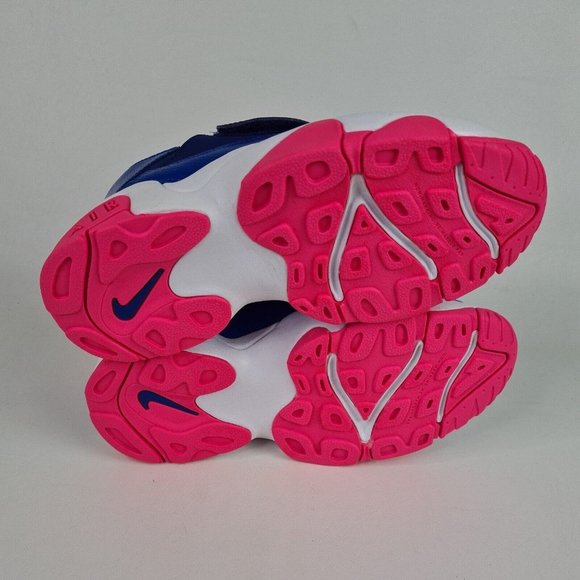 Nike Air Mission Blue Pink Basketball  Shoes Athletic Leather - Picture 8 of 12